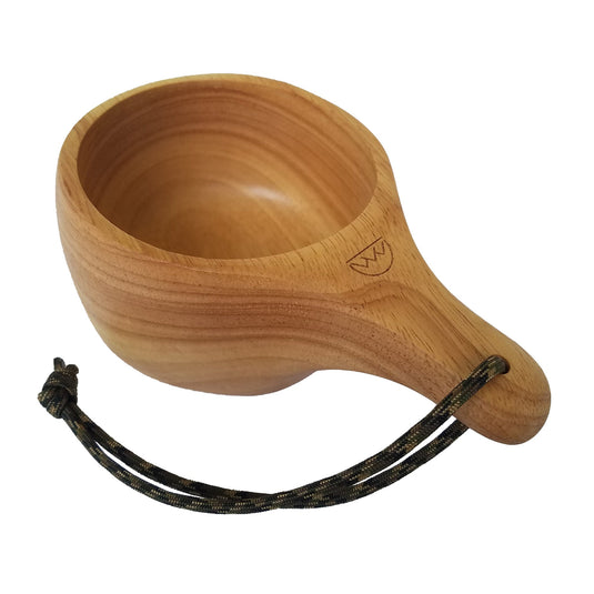 Kyrre™ Carved Nordic Kuksa - Solid Wood Camp Mug - Large 12 oz (350ml)