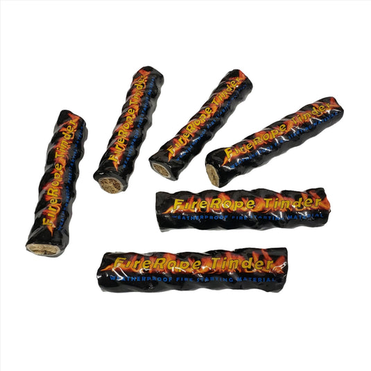 FireRope™ Mini - Firestarting Tinder - 6PK / 24PK