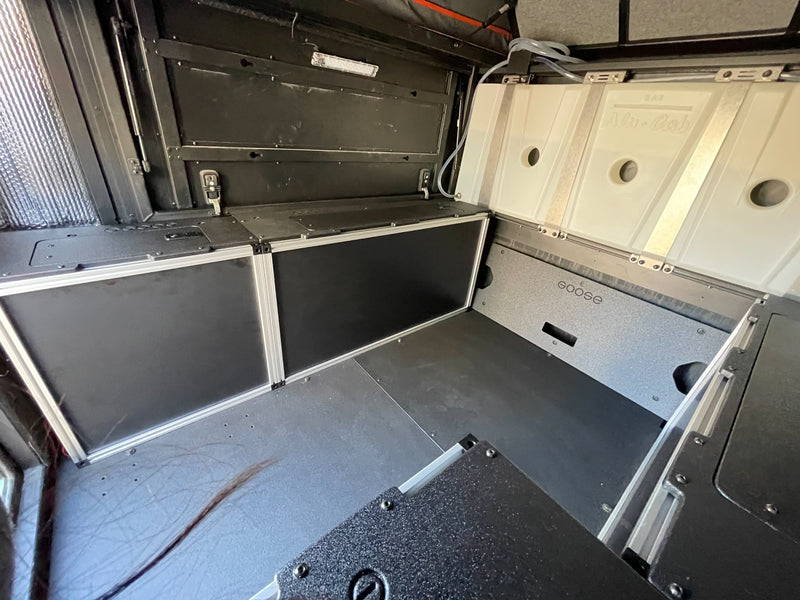 Load image into Gallery viewer, Alu-Cab Canopy Camper V2 - Toyota Tacoma 2005-Present 2nd &amp; 3rd Gen. - Front Utility Module - 6&#39; Bed
