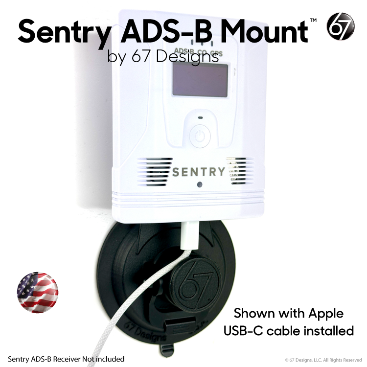 Load image into Gallery viewer, Suction Cup G4 - Sentry ADS-B Mount
