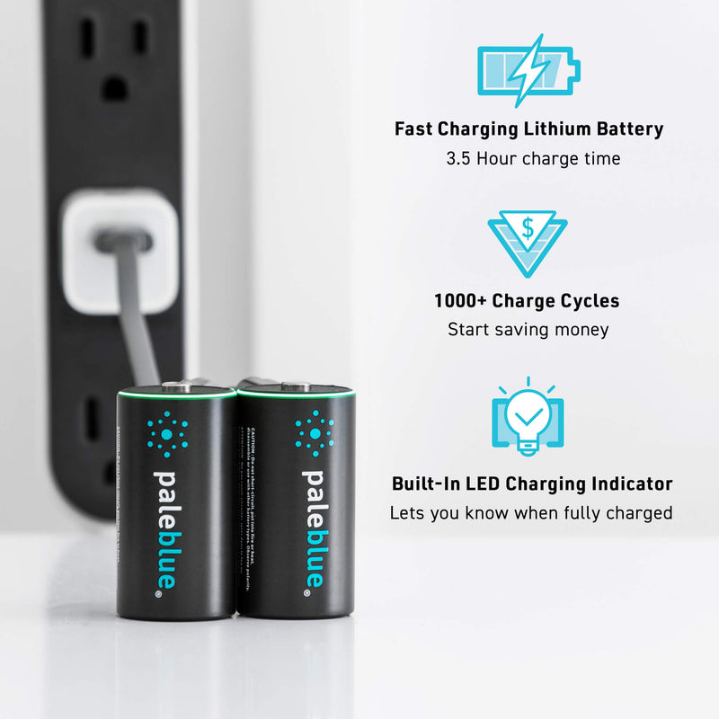 Load image into Gallery viewer, Rechargeable C Batteries with USB-C
