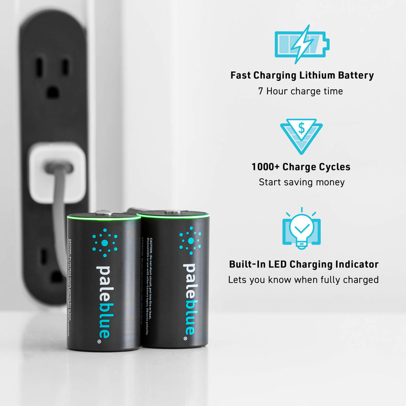 Load image into Gallery viewer, Rechargeable D Batteries with USB-C
