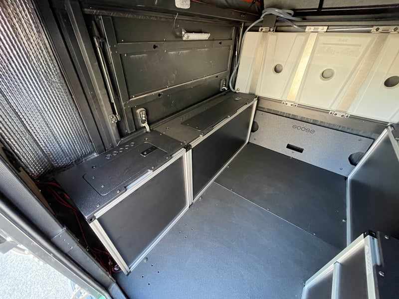 Load image into Gallery viewer, Alu-Cab Canopy Camper V2 - Toyota Tacoma 2005-Present 2nd &amp; 3rd Gen. - Front Utility Module - 6&#39; Bed
