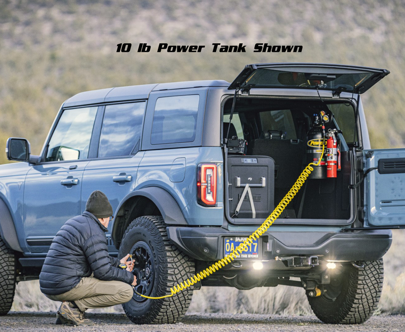 Load image into Gallery viewer, 4 Door Bronco Plate - Power Tank or Propane Tank mount (6th Gen 2021+)
