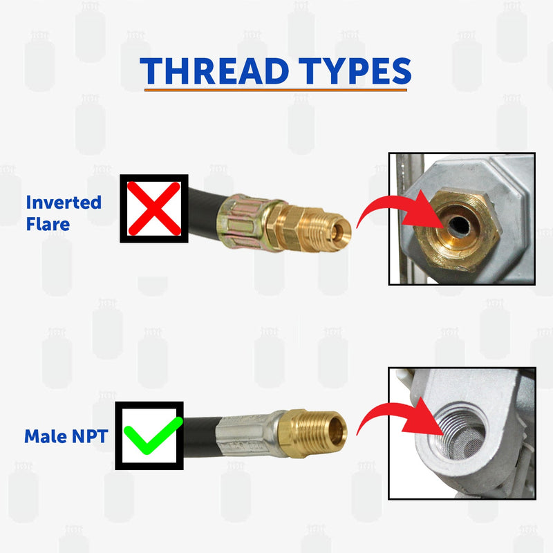 Load image into Gallery viewer, Flame King Pigtail Propane Hose Connector 18 Inch
