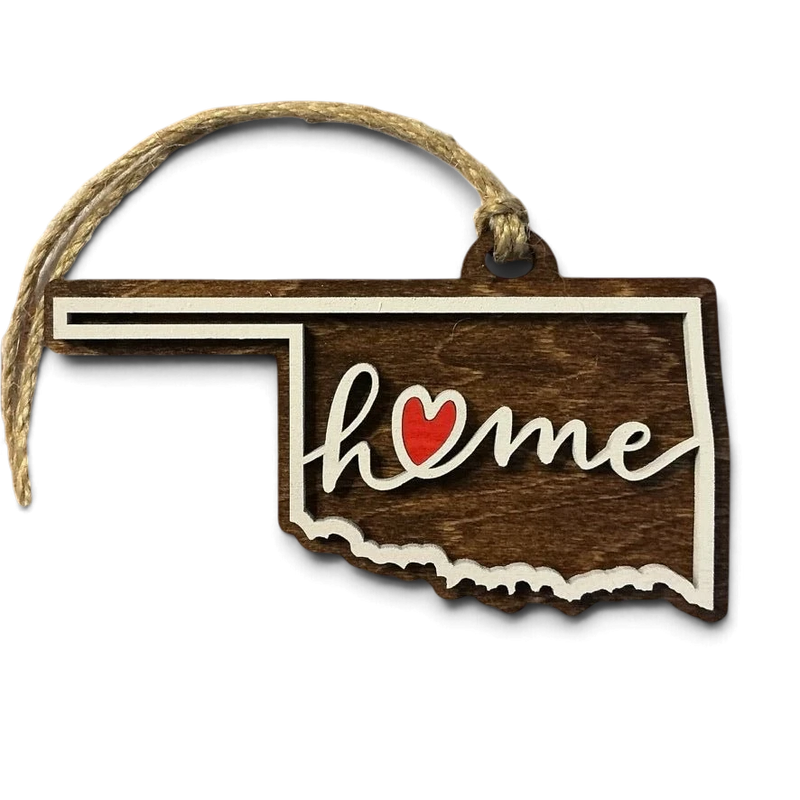 Load image into Gallery viewer, Oklahoma Ornaments - Trail and Timber Co
