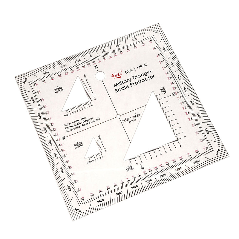 Load image into Gallery viewer, Military Map Protractor (GTA 5-2-12) - Coordinate Scale for Map Reading and Navigation
