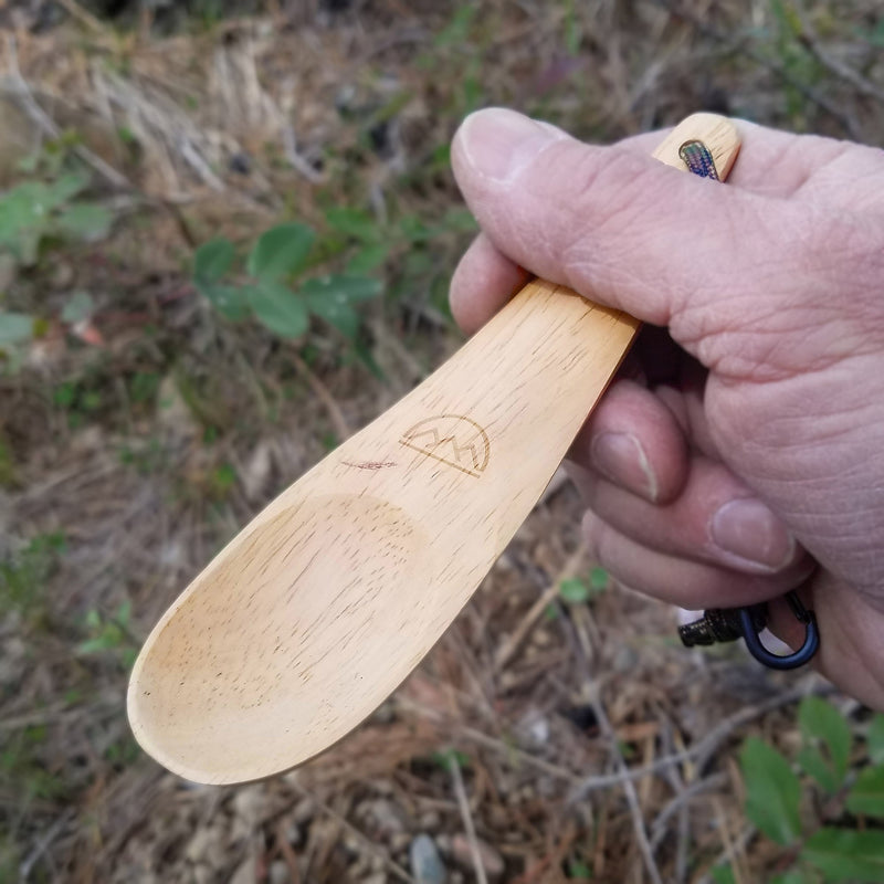 Load image into Gallery viewer, Spónn Carved Nordic Spoon - Solid Wood Camp Spoon
