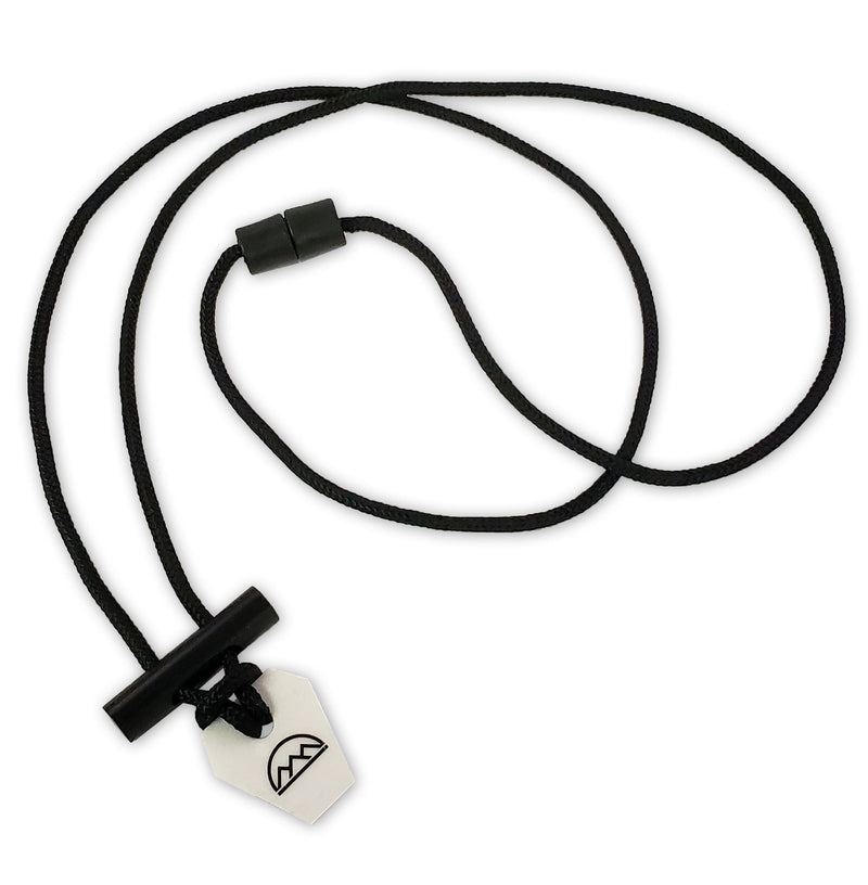 Load image into Gallery viewer, Emergency Fire Starter Necklace - Ultra Lightweight Mini Ferro Rod with Ceramic Striker &amp; Neck Lanyard
