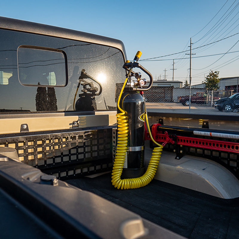 Load image into Gallery viewer, Power Plate - MOLLE Panel or Bedside Rack Mount for Power Tanks and Propane Tanks

