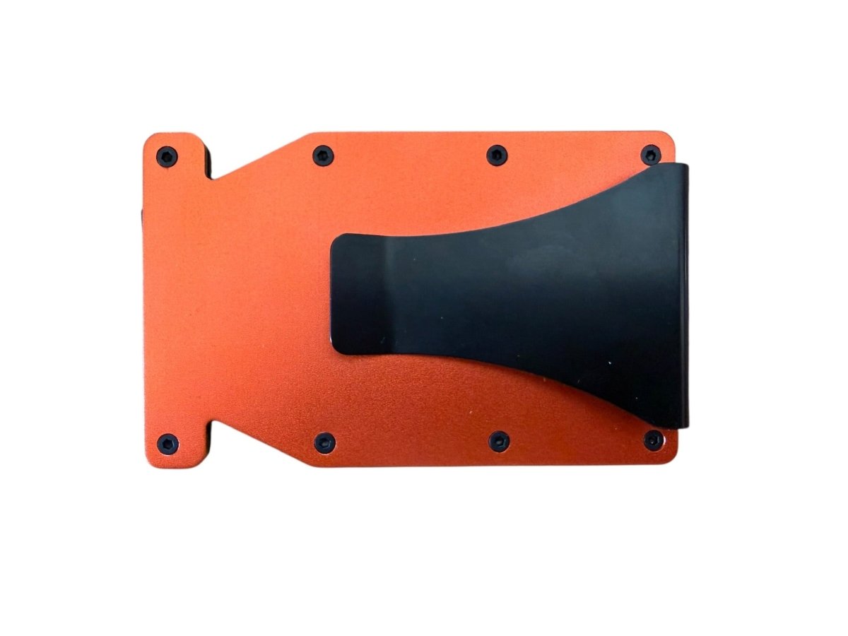 Minimalist Aluminum Wallet - Orange - Trail and Timber Co