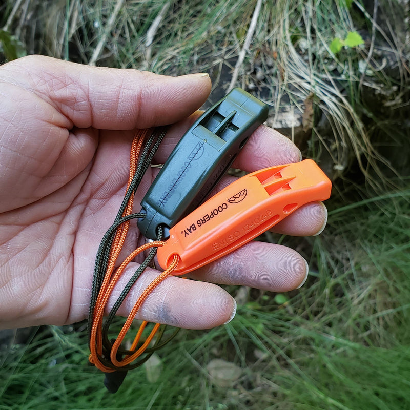 Load image into Gallery viewer, Safety Whistle, Clip-On with Neck Lanyard, 2-pack
