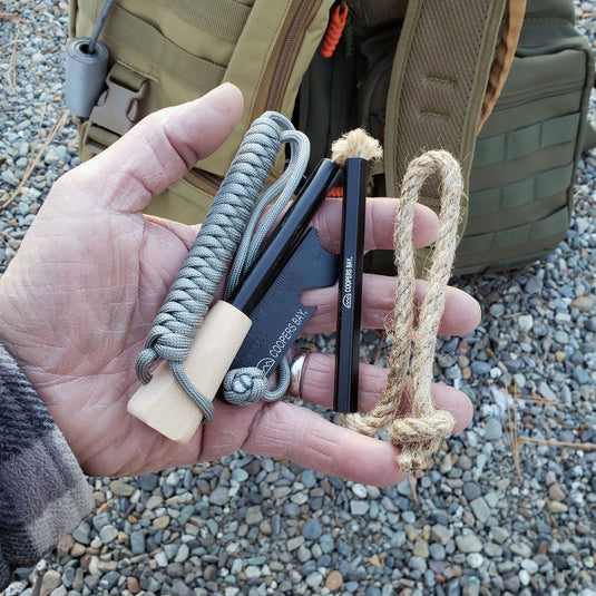 FireStorm-Plus XL 1/2" Ferro Rod & Tinder Fire Starting Kit
