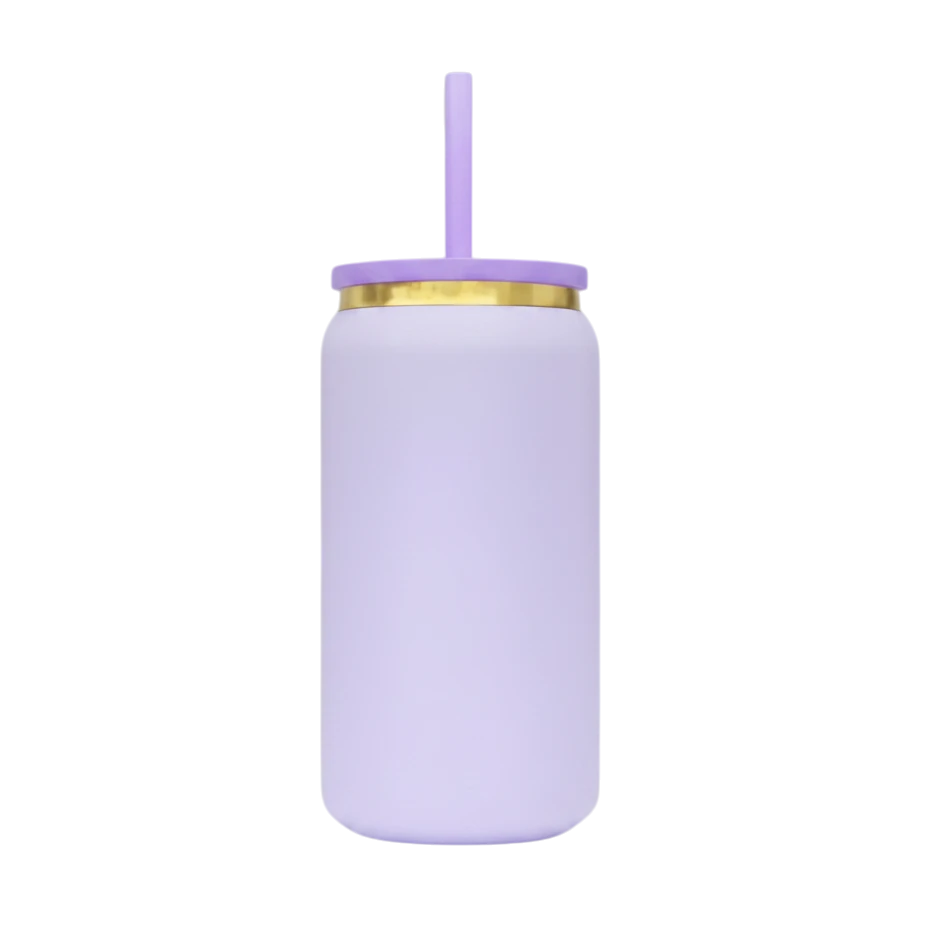 16oz Gold Plated Tumbler - Lavender