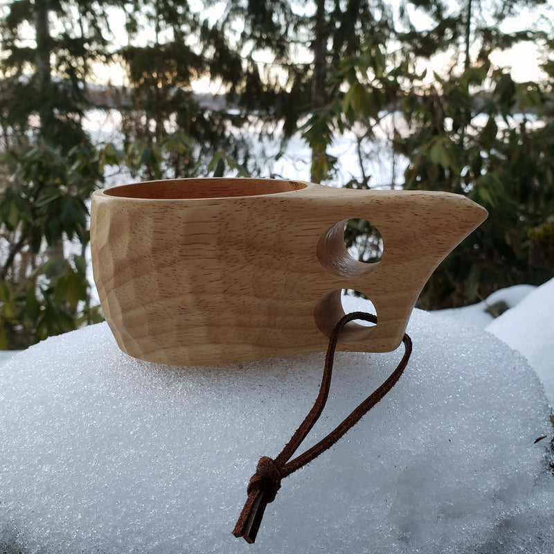 Load image into Gallery viewer, Skógr™ Nordic Style Kuksa - Carved Wood Camp Mug - Choice of Sizes
