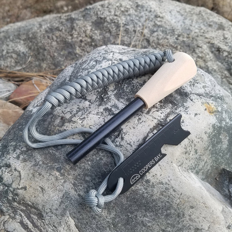 Load image into Gallery viewer, FireStorm™-Plus Complete Ferro Rod Fire Starter Kit
