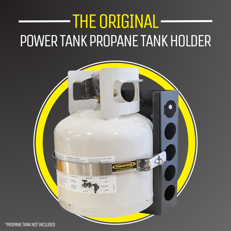 Load image into Gallery viewer, Strato LOCKER Bracket for 4.25 lb, 10 lb, 11 lb Steel Propane Tanks
