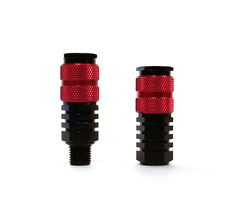 Load image into Gallery viewer, Power Flow 3 - Industrial Interchange Air Hose CLOSED Coupler 1/4&quot; NPT Thread
