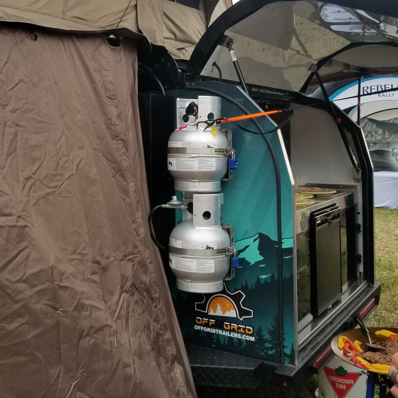 Load image into Gallery viewer, Gannett MARINE Bracket for 10 lb. Aluminum Propane Tank
