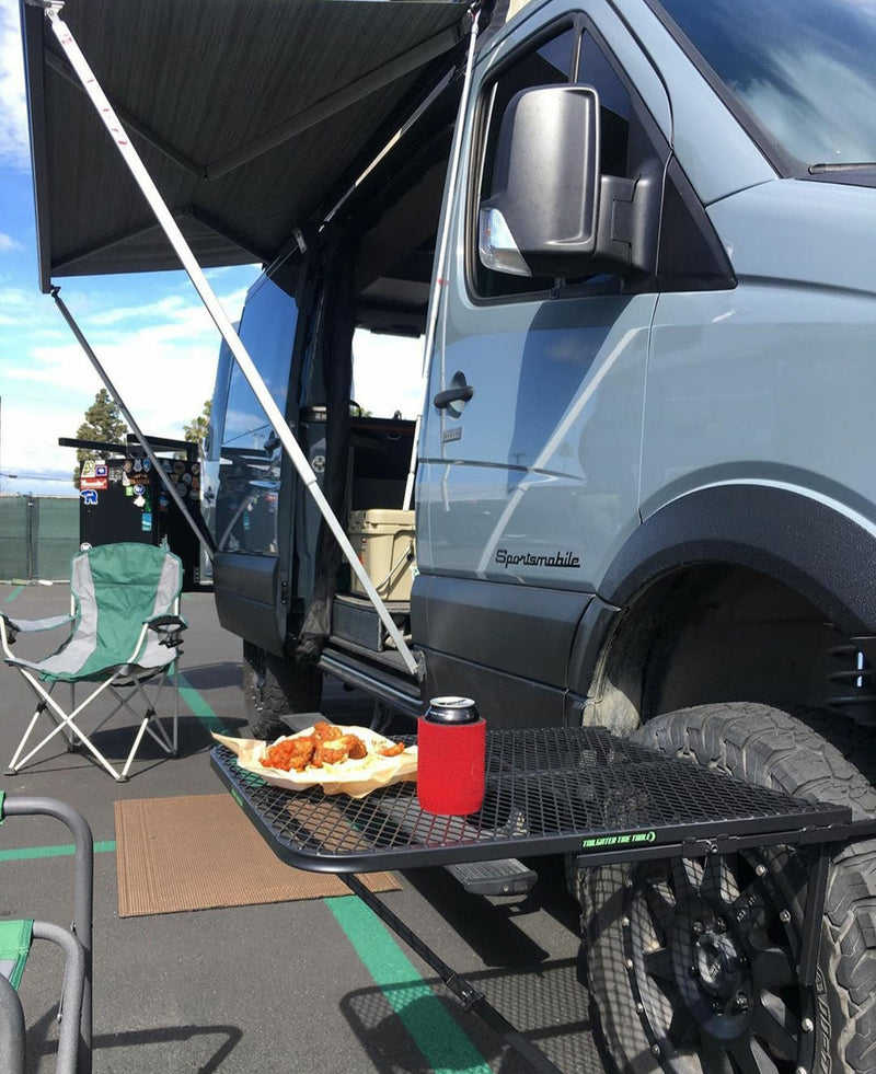 Load image into Gallery viewer, Large Steel Camping Tire Table
