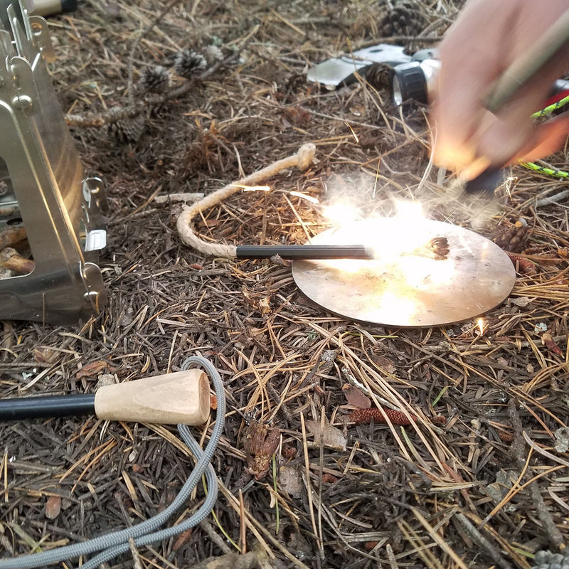 Load image into Gallery viewer, FireWick Torch Reusable Fire-Starting Tinder Tool with Multi-Use Bellows
