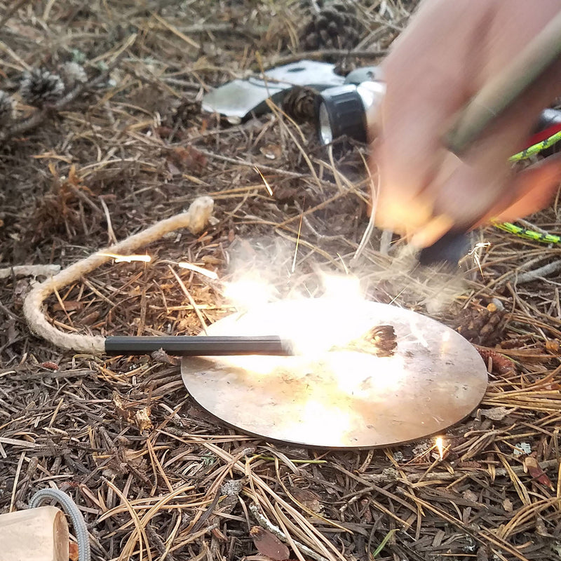 Load image into Gallery viewer, Hiker Twig Stove and Ferro Firestarting Package - Choice or Stainless Steel or Titanium
