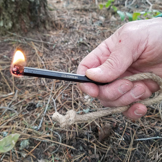 FireStorm-Plus XL 1/2" Ferro Rod & Tinder Fire Starting Kit