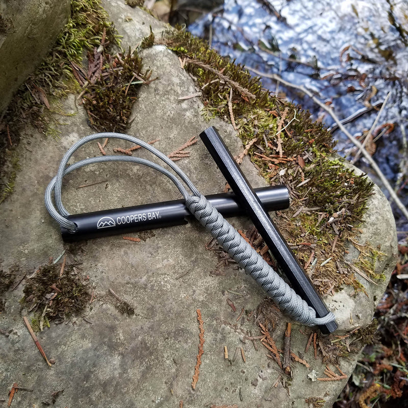 Load image into Gallery viewer, HexaLite™ Ferro Rod Fire Starter - X-Large 6-Sided Shape &amp; Easy Grip Striker
