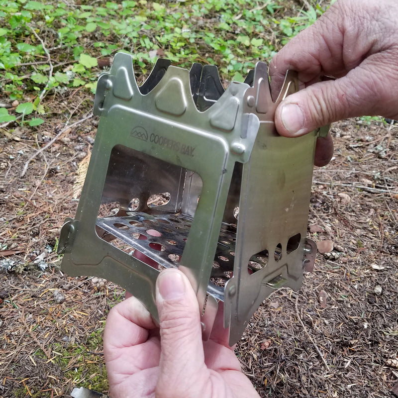 Load image into Gallery viewer, Hiker Twig Stove - UltraLite Titanium Flat-Pack Stove
