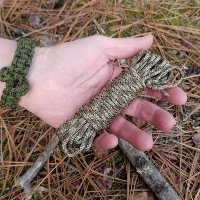 Load image into Gallery viewer, Enhanced &quot;Fish &amp; Fire&quot; Emergency Survival Paracord - Easy to Handle &quot;Quick Deploy&quot; Speed Hank
