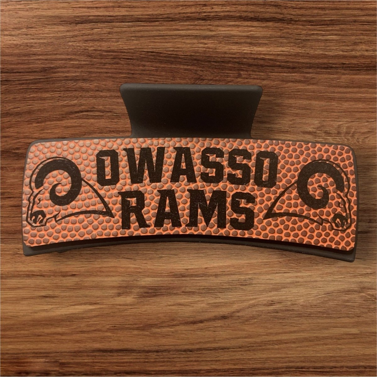 Owasso Rams Hair Clip Version 3 - Trail and Timber Co