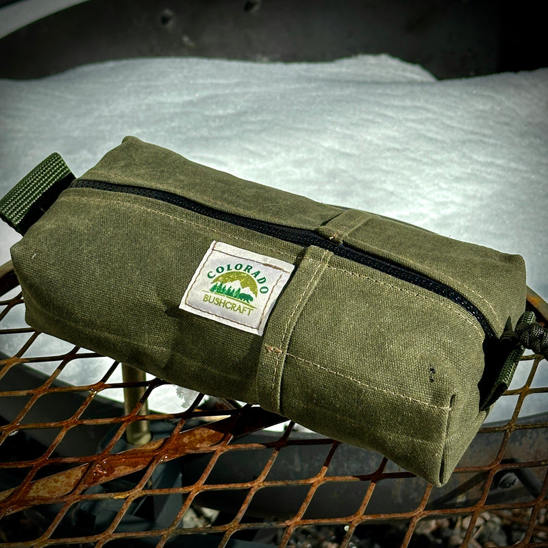 Load image into Gallery viewer, Wallaby Box Pouch Bushcraft Survival Camping Possibles Dopp Grooming (Various Colors)
