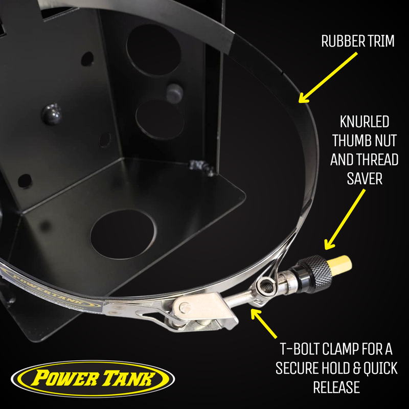 Load image into Gallery viewer, Whitney OG Bracket for 5 lb Steel Propane Tanks
