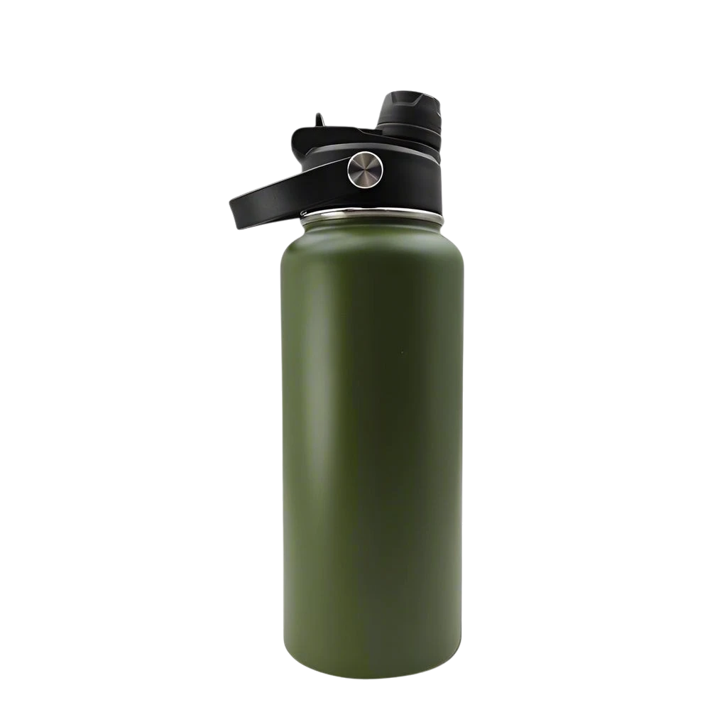 32oz Insulated Water Bottle - Army Green