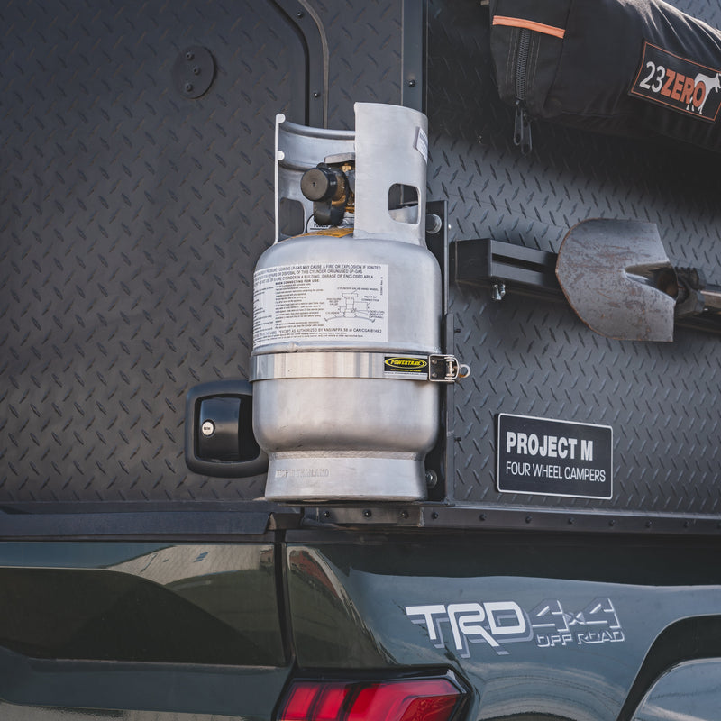 Load image into Gallery viewer, Teton LOCKER Propane Tank Bracket for 5 lb LP Bottle 8 in Diameter
