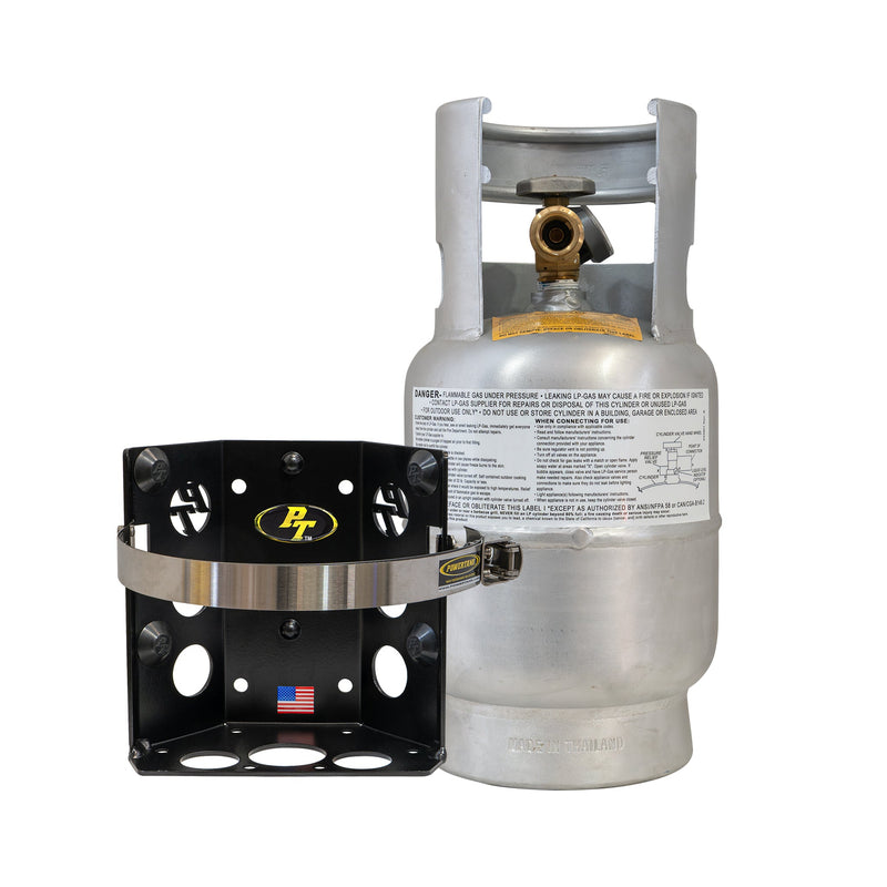 Load image into Gallery viewer, Teton LOCKER Propane Tank Bracket for 5 lb LP Bottle 8 in Diameter
