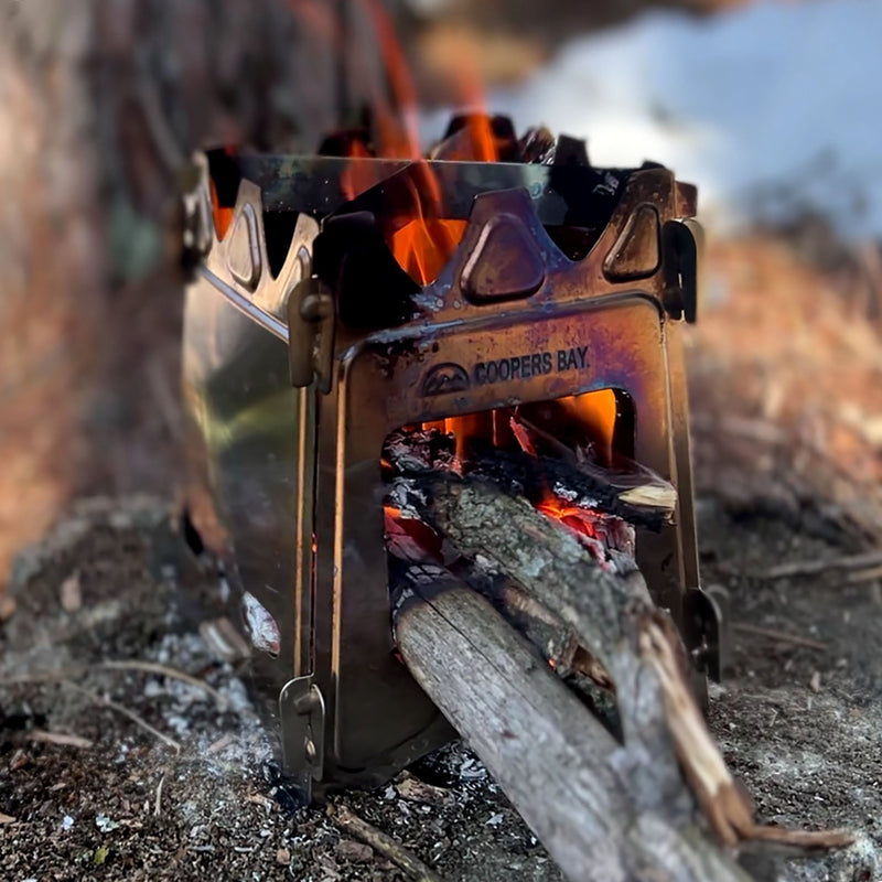 Load image into Gallery viewer, Hiker Twig Stove - UltraLite Titanium Flat-Pack Stove
