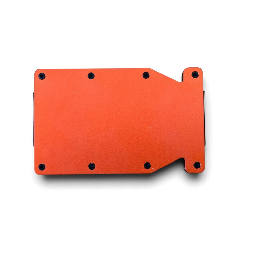Minimalist Aluminum Wallet - Orange - Trail and Timber Co