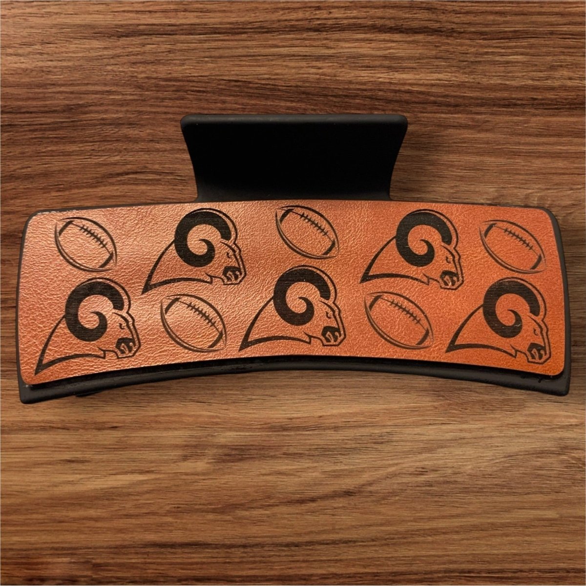 Owasso Rams Hair Clip Version 2 - Trail and Timber Co