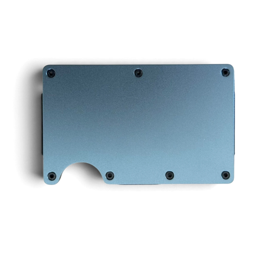 Minimalist Aluminum Wallet - Blue - Trail and Timber Co