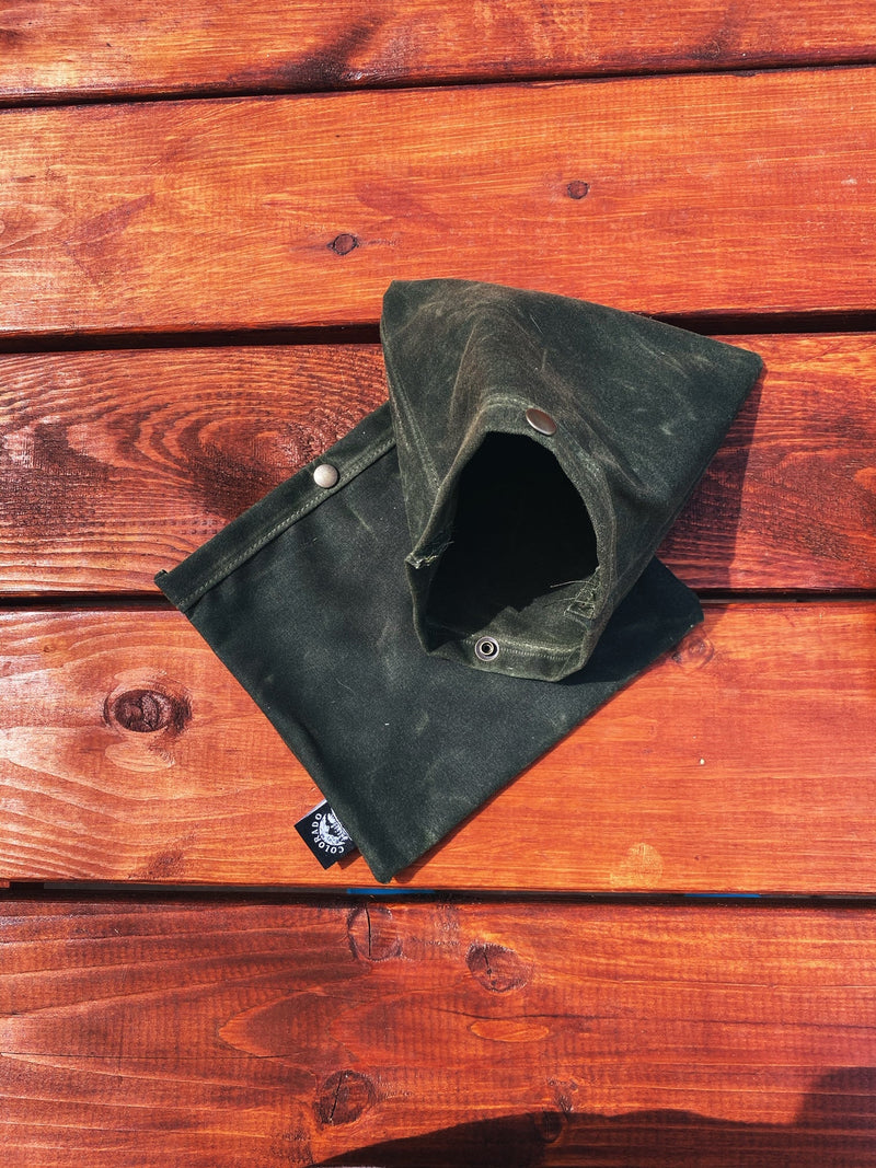 Load image into Gallery viewer, Set of Two Medium Handmade Waxed Canvas Ditty Bags for Bushcraft Camping Outdoors (Various Colors)
