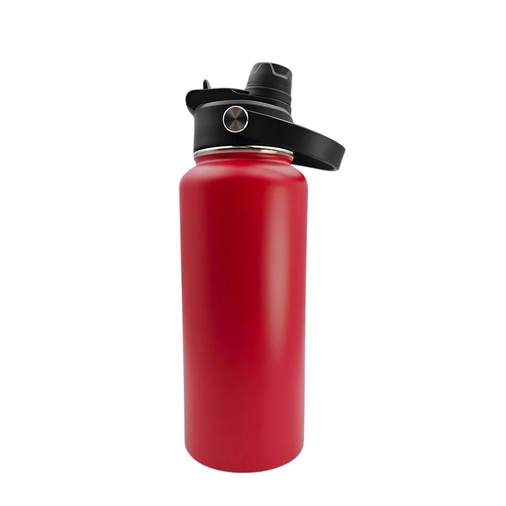 32oz Insulated Water Bottle - Red