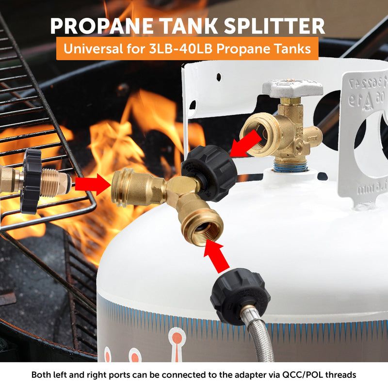 Load image into Gallery viewer, Flame King Y-Splitter Valve
