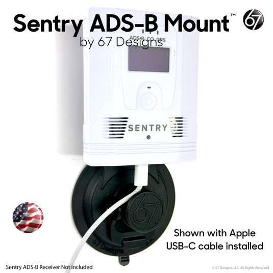 Suction Cup G4 - Sentry ADS-B Mount