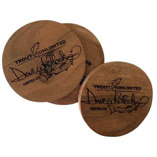 TU420 Wooden Coaster set. - Trail and Timber Co