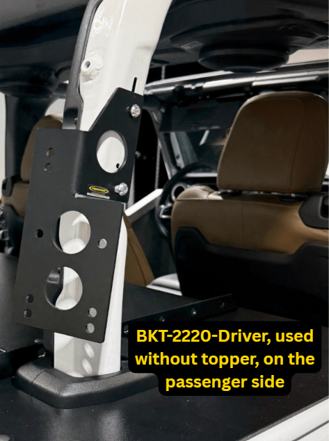 2 Door Wrangler JL Sports Bar Mount - Trail and Timber Co