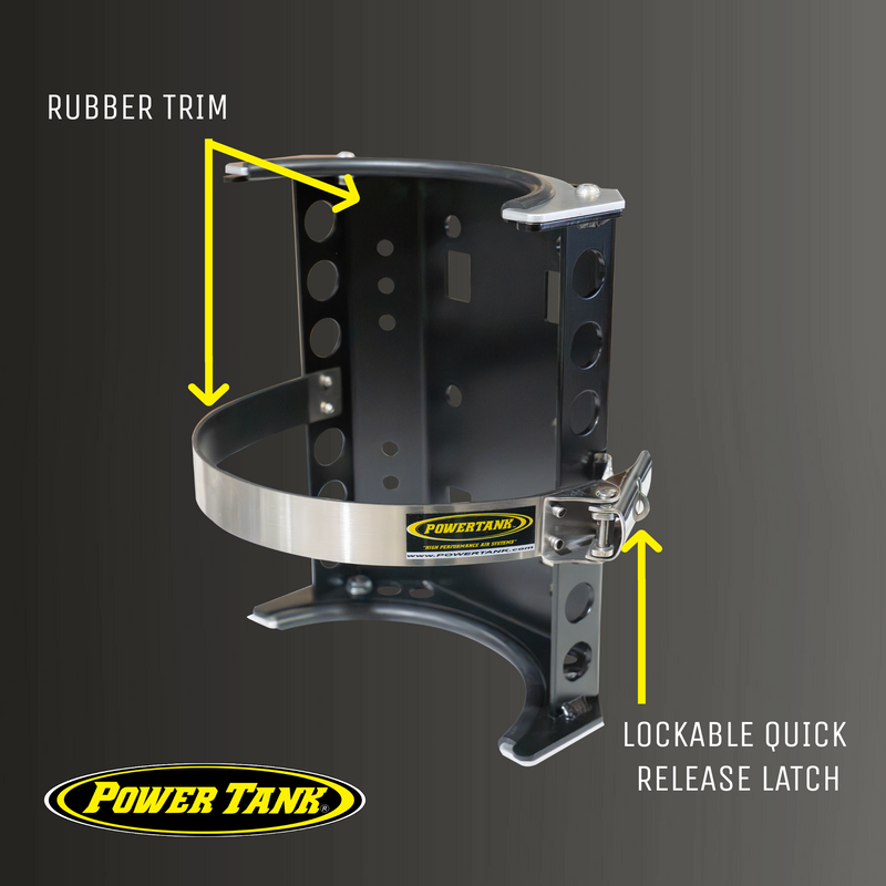 Load image into Gallery viewer, Cabox LOCKER Bracket for 6 lb Aluminum Propane Tank
