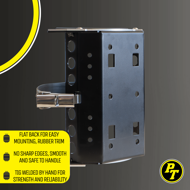 Load image into Gallery viewer, Cabox LOCKER Bracket for 6 lb Aluminum Propane Tank
