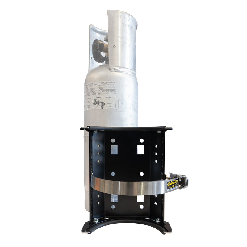 Load image into Gallery viewer, Cabox LOCKER Bracket for 6 lb Aluminum Propane Tank

