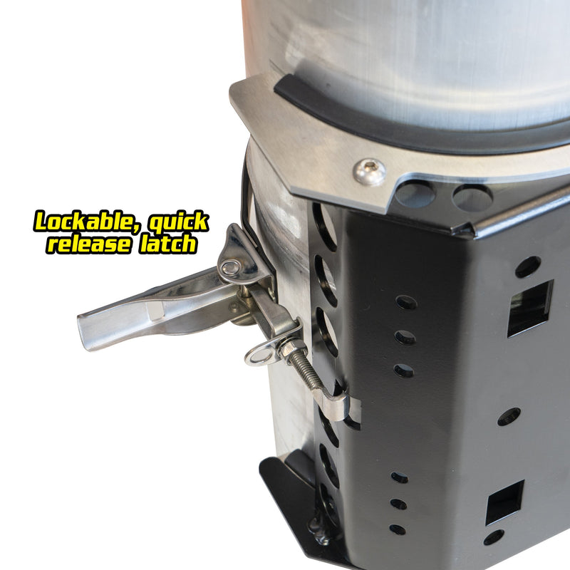 Load image into Gallery viewer, Cabox LOCKER Bracket for 6 lb Aluminum Propane Tank
